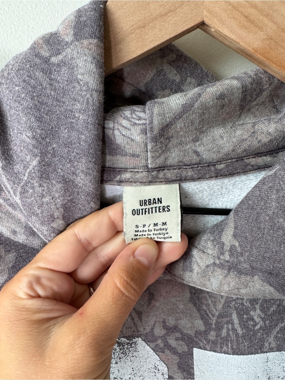 Urban Outfitters Camo Number 97 Graphic Hoodie - Picture 4 of 9